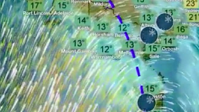 Las temperaturas más frías en 60 años pronostican