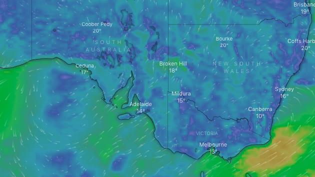 Los australianos advirtieron que aumentaría la temperatura a medida que las temperaturas caen en picado