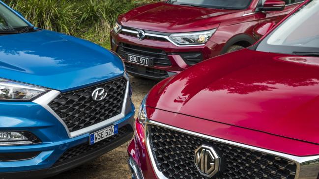 MG HS, Hyundai Tucson y SsangYong Korando