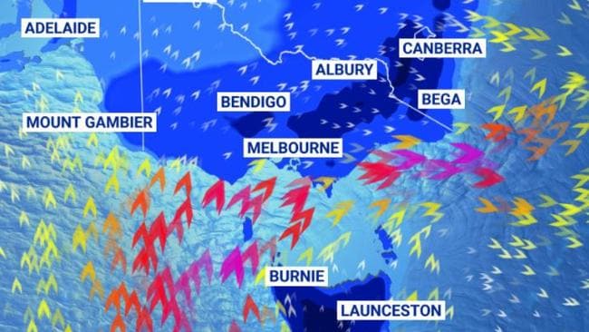 Explosión fría para traer nieve en Dandenong Ranges