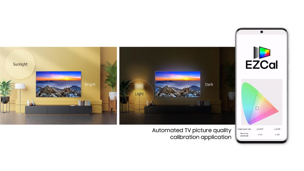 Samsung presenta una aplicación para calibrar su televisor y otras innovaciones asombrosas