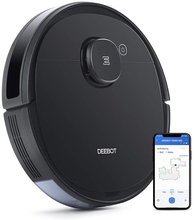 El robot aspirador Ecovacs Ozmo 920 cuesta 369 euros en Amazon