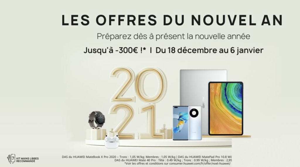 [Bon Plan] Hasta -300 € de reducción en Huawei para fin de año |  Diario del friki