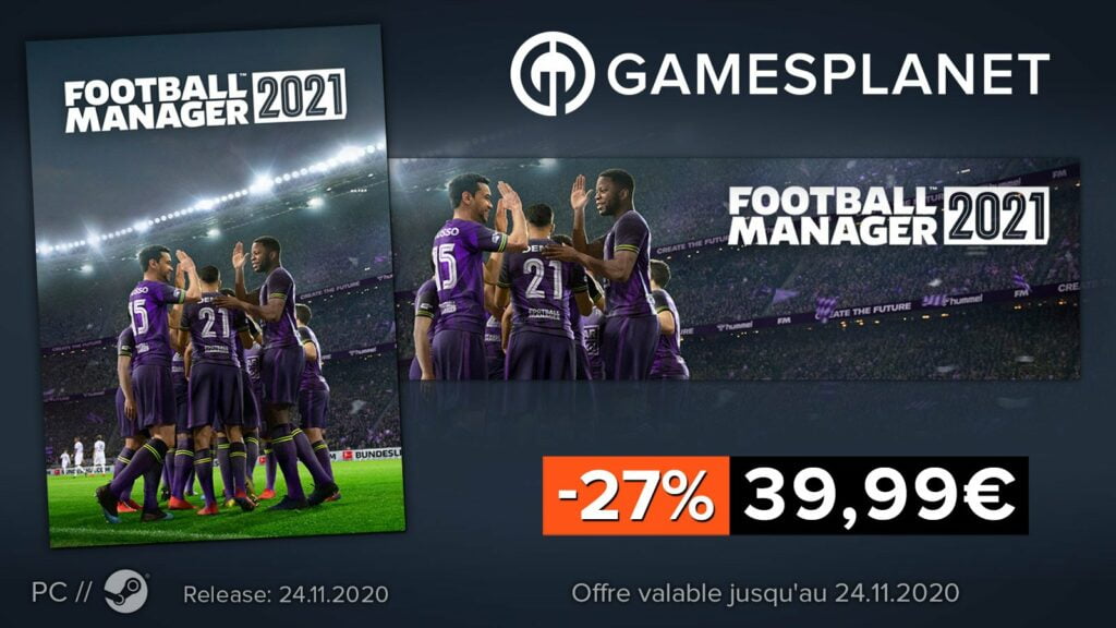 [Bon Plan] Football Manager 2021 al -27% y lluvia de promociones en Gamesplanet |  Diario del friki