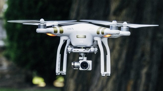 Le drône Phantom 3 de DJI.