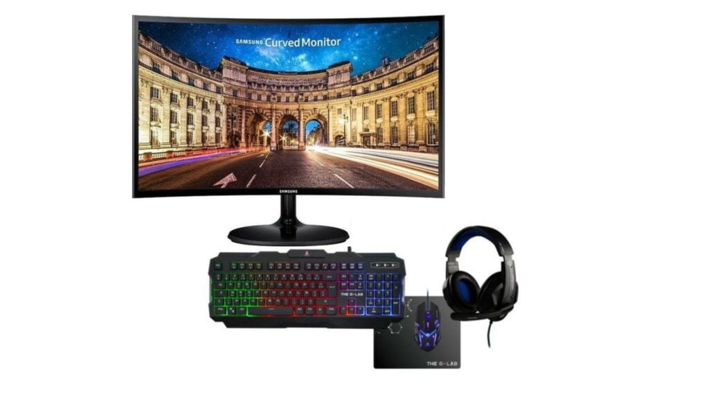 Pantalla de 144 Hz, auriculares, mouse, teclado ... este paquete de jugador tiene un precio increíble