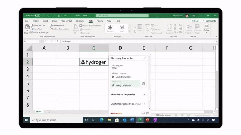 Con datos dinámicos, Excel va más allá de los números y el texto |  Diario del friki