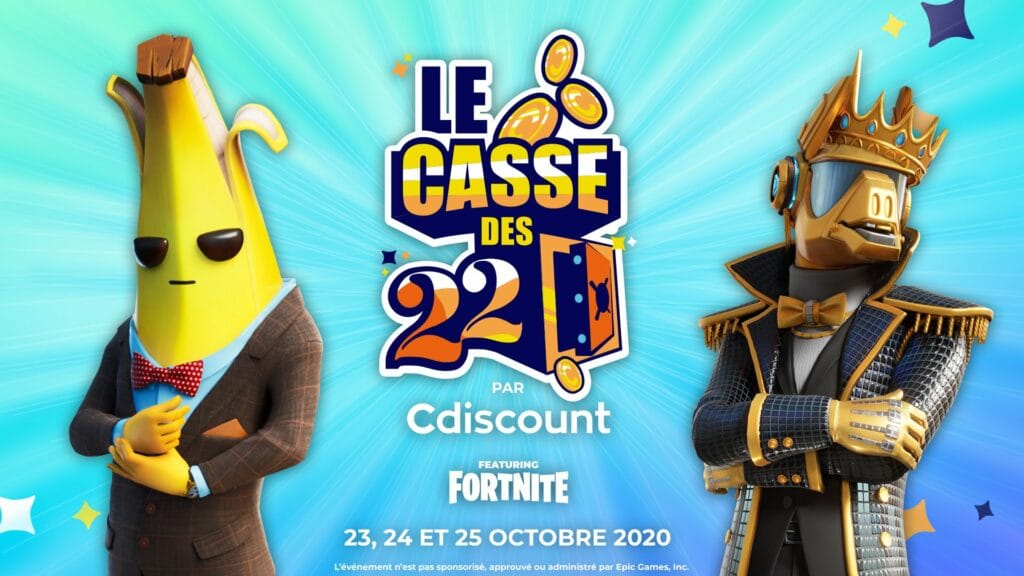 The Casse des 22: el primer juego de escape de Fortnite en ganar grandes premios