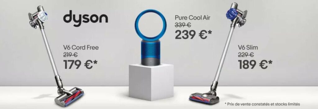 [Bons Plans] Grandes ofertas en muchos productos Dyson desde 159 euros |  Diario del friki