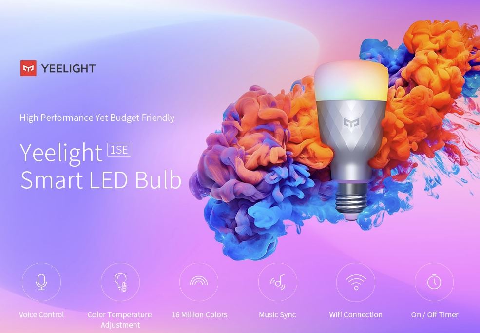 [Bon Plan] La nueva bombilla conectada Xiaomi YEELIGHT 1SE a solo 13 euros |  Diario del friki