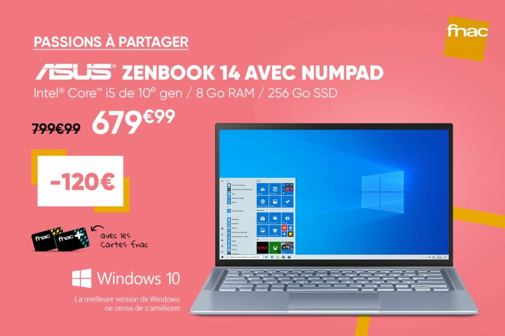 [Bon Plan] El PC ultraportátil ASUS ZenBook 14 con NumPad a 679,99 euros |  Diario del friki