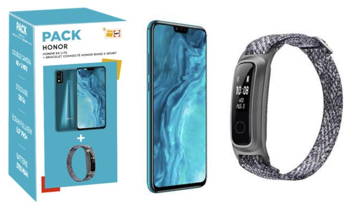 [Bon Plan] ¡El pack HONOR 9X Lite + el HONOR Band 5 a 199 euros!  |  Diario del friki