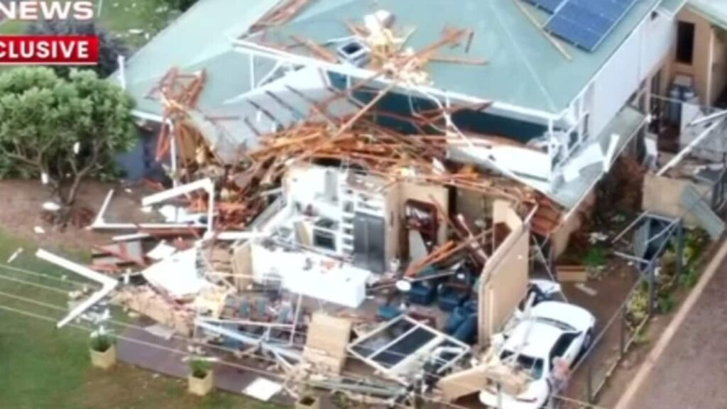 Ciclón deja rastro de ruinas en la costa oeste de Australia Occidental