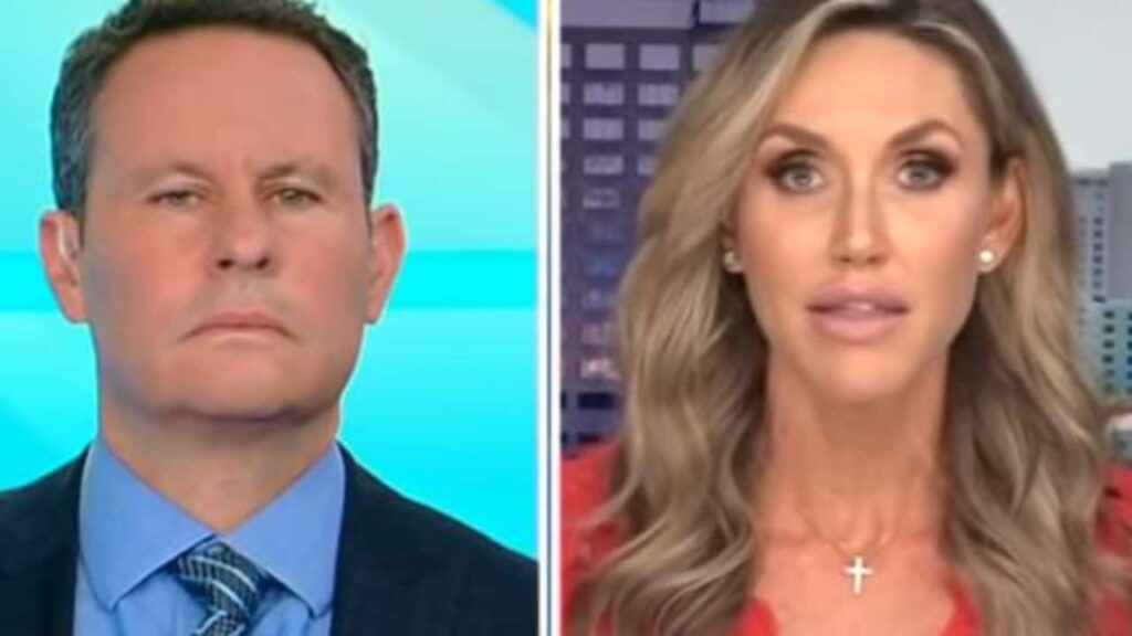 Lara Trump critica a Facebook por eliminar la entrevista con su suegro