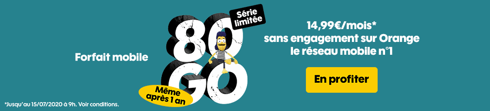 [Bon Plan] Sosh ofrece sus planes móviles de 80GB a 14,99 € / mes incluso después de un año |  Diario del friki