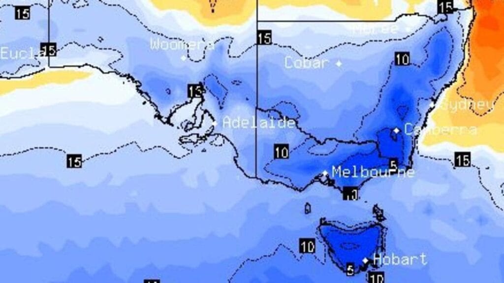 Pronóstico del día más frío del año