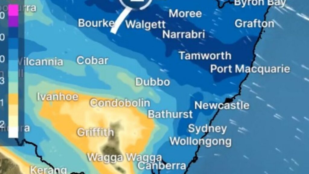 Clima: Lluvia prevista para Sydney, Brisbane, Melbourne, Canberra