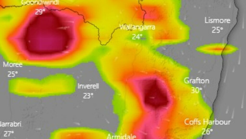 Pronóstico de lluvia: comunidades en alerta de inundaciones a medida que se acumulan las tormentas eléctricas del fin de semana