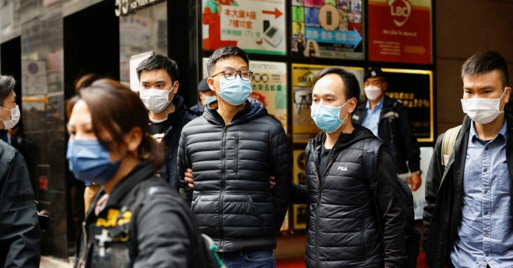 Stand News acting chief editor Patrick Lam, one of the six people arrested