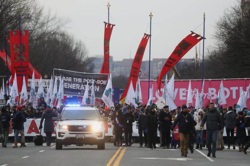 Activistas contra el aborto marchan en Washington, con la esperanza de que sea la última vez bajo Roe v. Wade