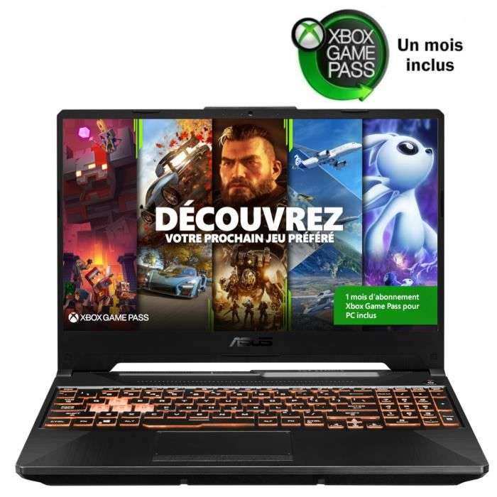 Bon plan : le PC portable gamer ASUS FX505GT-HN004T © Cdiscount