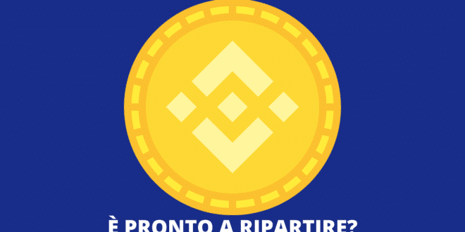 Binance coin pronto a volare