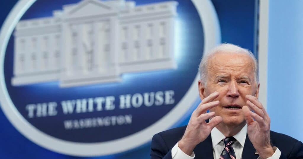 U.S. President Joe Biden delivers his State of the Union address to a joint session of Congress in Washington