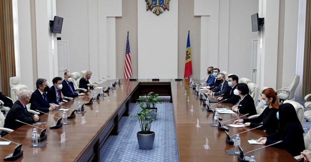 U.S. Secretary of State Blinken visits Chisinau