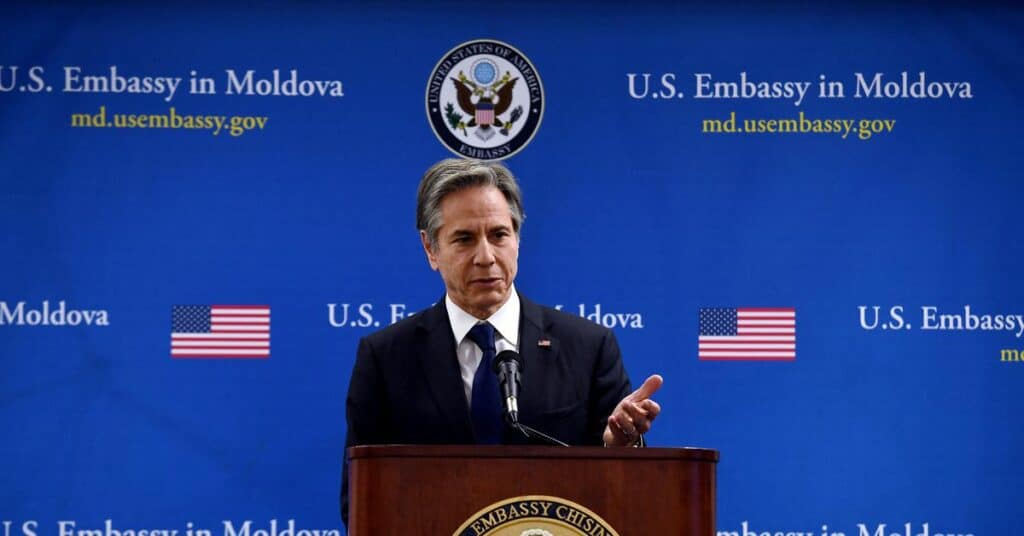 U.S. Secretary of State Blinken visits Chisinau