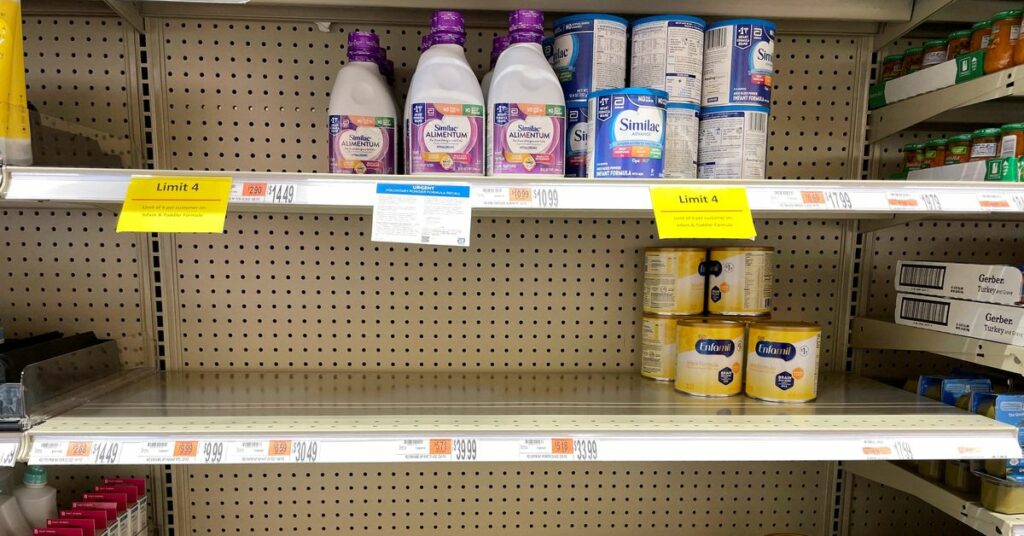 U.S. shortage of infant formula continues in Medford