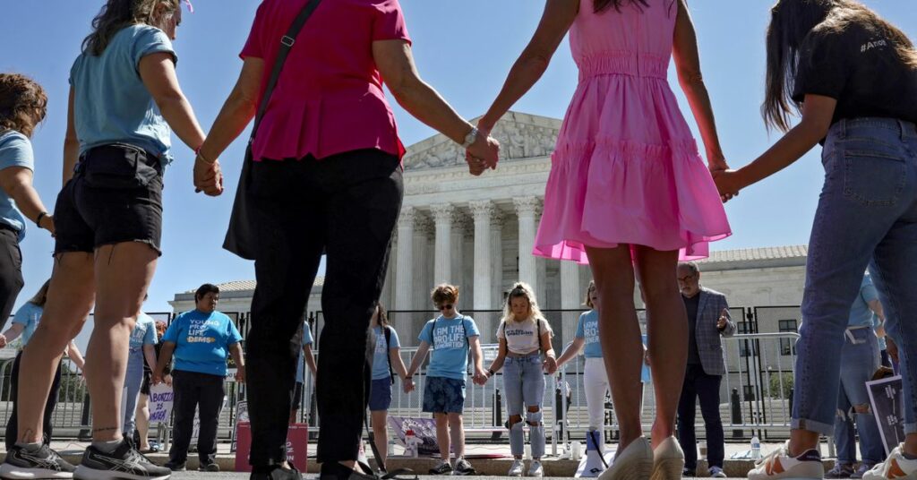 Reaction as United States Supreme Court justices hear arguments in the Mississippi abortion rights case