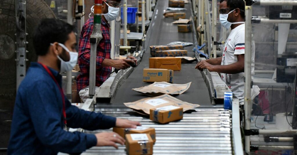 India despliega bancos para esfuerzo de comercio electrónico para abordar Amazon, Walmart