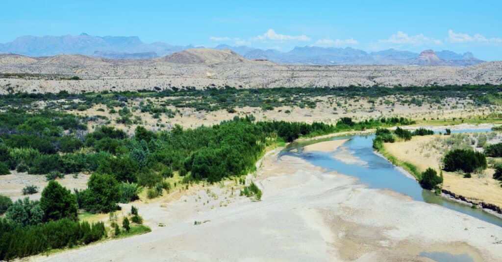 Un clima cálido afecta la desaparición del Río Grande