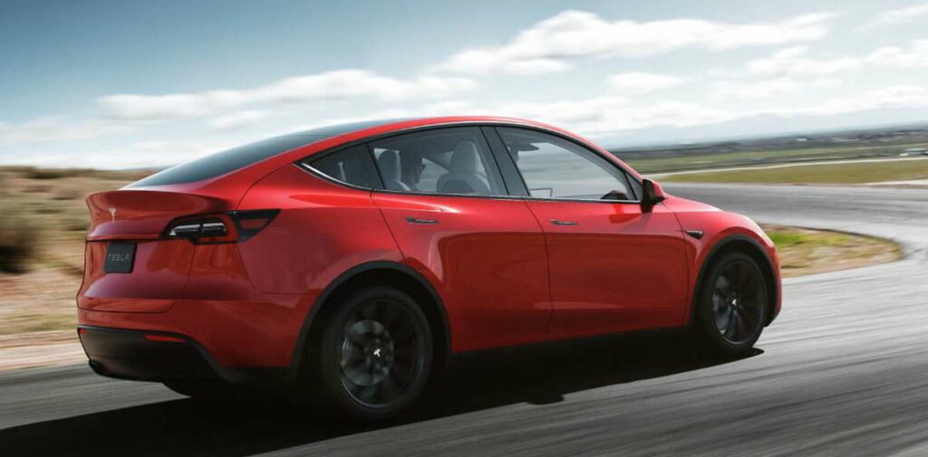 La Tesla Model Y est l’un des deux modèles disponibles chez Carrefour Locatio. © Tesla