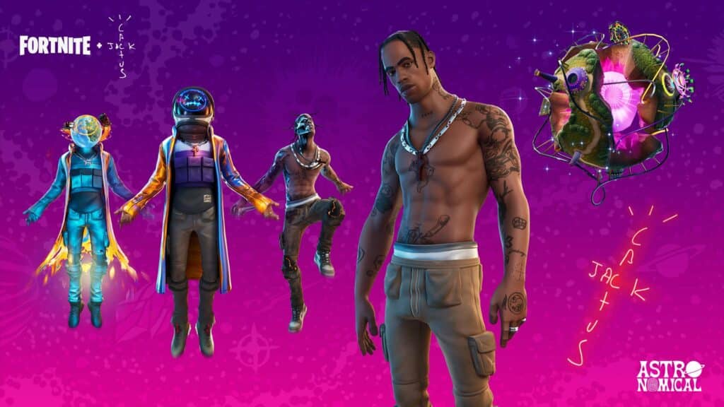 Más de 12 millones de fans para el concierto de Travis Scott en Fortnite