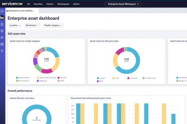 ENterprise Asset Management de ServiceNow Tokyo permet de suivre et d