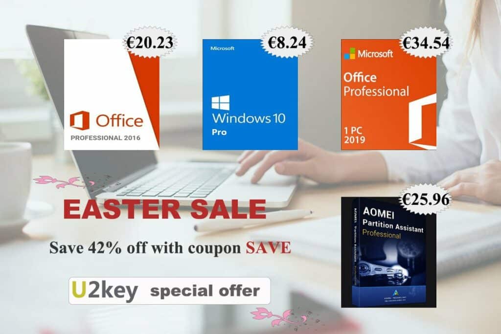 [Promotions de printemps] Disfruta de Windows 10 Pro a 8,24 euros y Office 2016 Pro a 20,23 euros