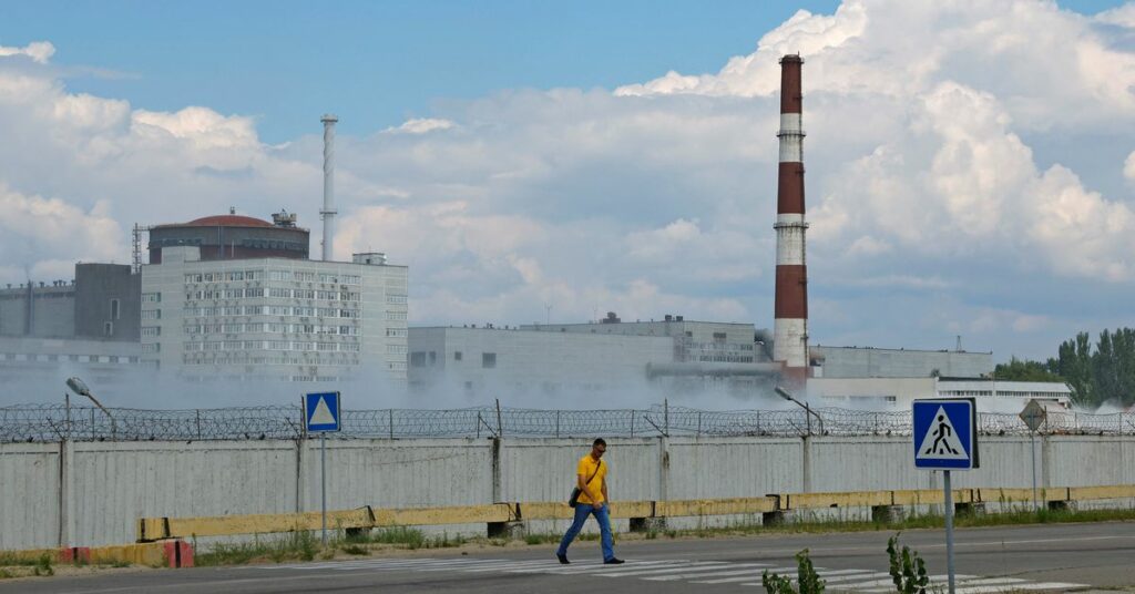 Zaporizhzhia Nuclear Power Plant near Enerhodar