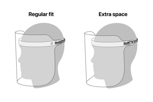 Apple facilita los planos para diseñar su mascarilla con visera