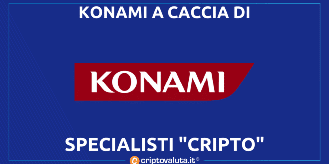 KONAMI CERCA ANALISTI