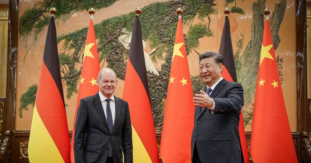 German Chancellor Scholz visits China