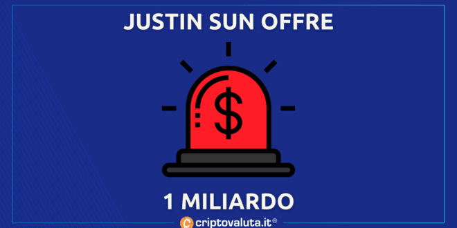 JUSTIN SUN 1 MILIARDO