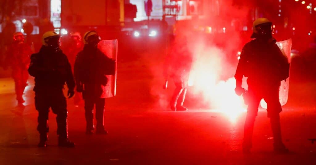 People protest in Greece over deadly train crash, in Thessaloniki