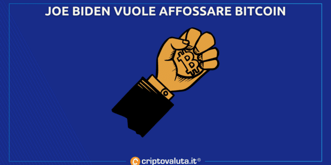 Biden affossare Bitcoin