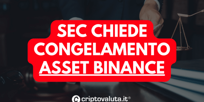 SEC CHIEDE CONGELAMENTO