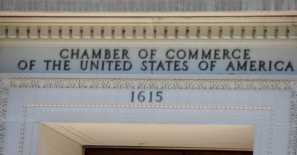 The United States Chamber of Commerce building is seen in Washington, D.C., U.S.