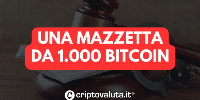 mazzetta 1000 bitcoin