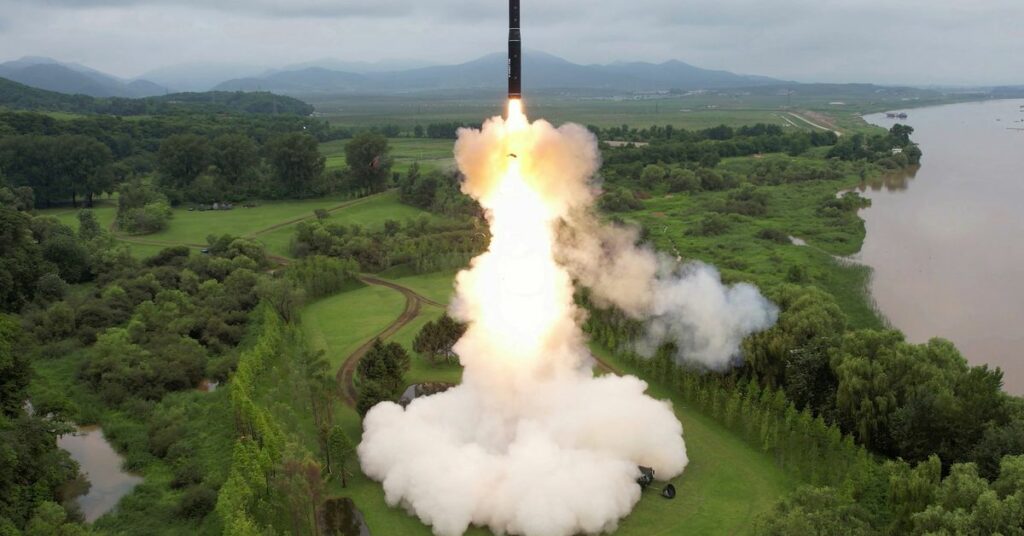 Hwasong-18 ICBM test launch