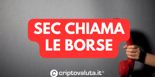 SEC CHIAMA LE BORSE