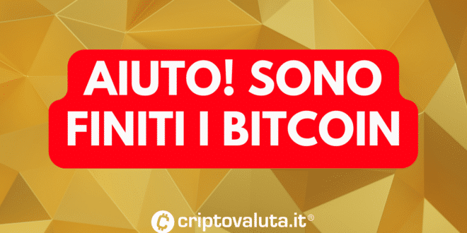 Bitcoin finiti dati